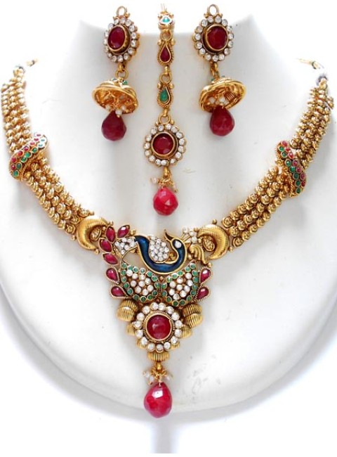 Polki Necklace Set